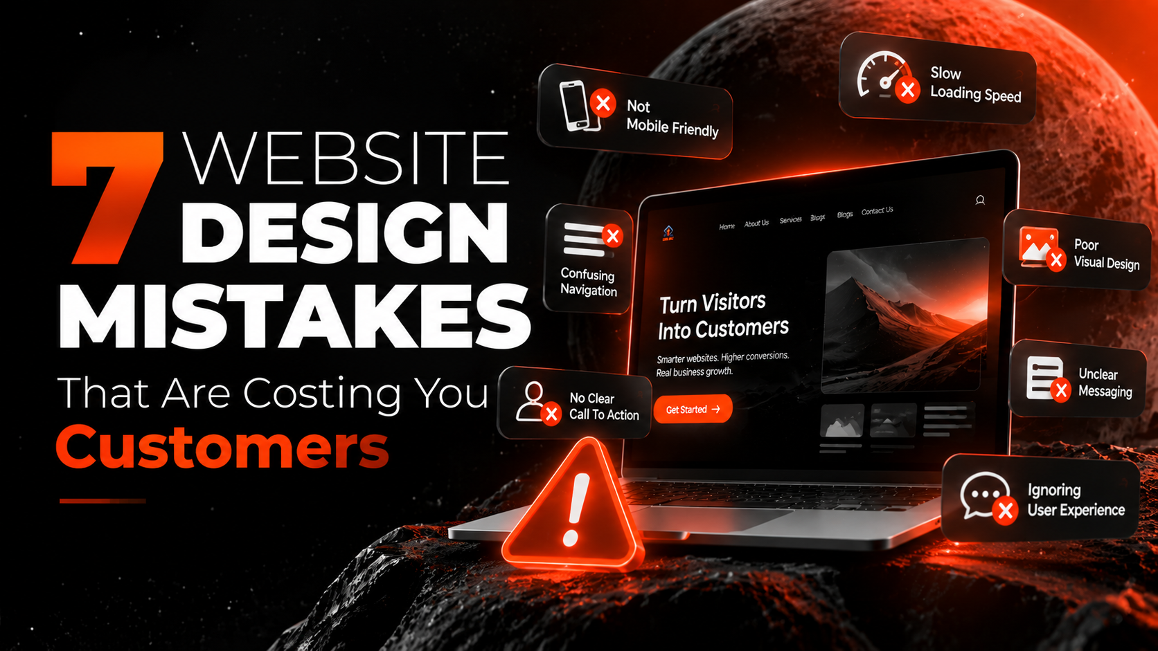 Website design mistakes